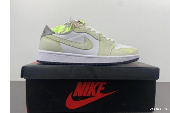 GREEN-BLACK WHITE DM7837-103 OG GHOST JORDAN 1 DM7837-103 LOW AIR 0709